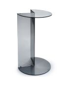 Table d'appoint Atari gris fumé - 37.5x32x67.5 cm