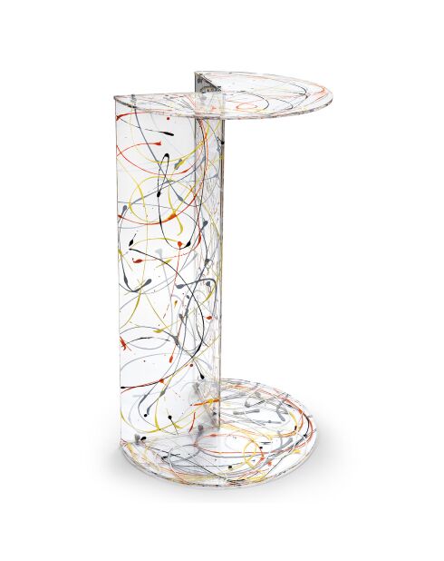Table d'appoint Atari multicolore - 37.5x32x67.5 cm