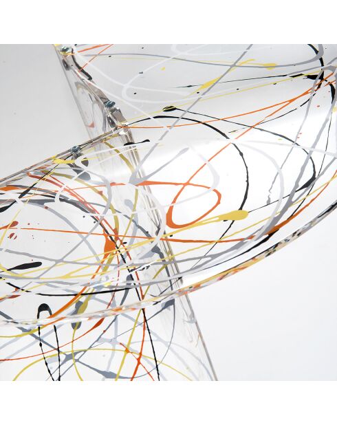 Table d'appoint Atari multicolore - 37.5x32x67.5 cm