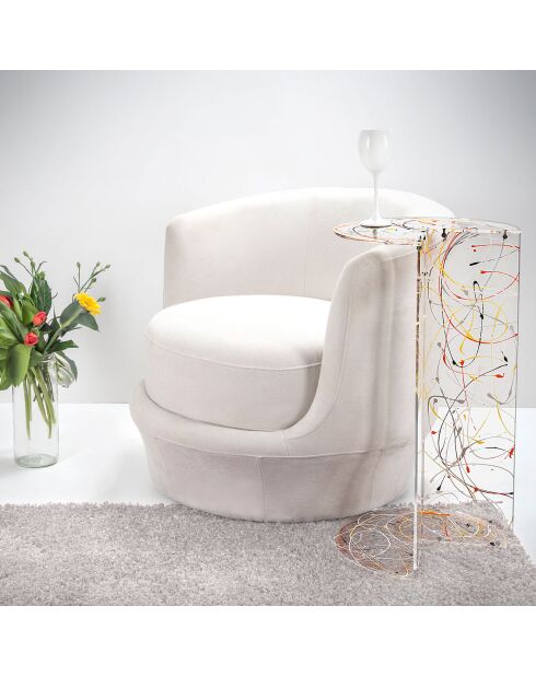 Table d'appoint Atari multicolore - 37.5x32x67.5 cm