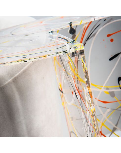 Table d'appoint Atari multicolore - 37.5x32x67.5 cm