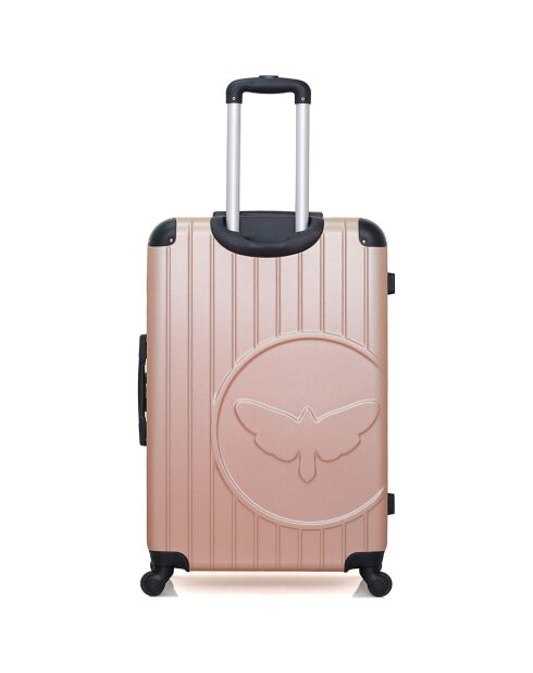 Marianne Long Stay Koffer 4 enkele wielen 75 cm roségoud