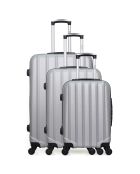 3 koffers 4 wielen simple Himalaya 55/65/75 cm grijs