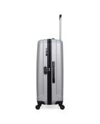 Himalaya 75 cm grijze koffer met 4 wielen en enkele wielen voor lang verblijf