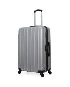 Himalaya medium stay koffer met 4 enkele wielen 65 cm grijs