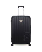 Mittelgroßer Reisekoffer 4 Einzelräder Marianne 65 cm schwarz