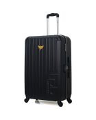 Mittelgroßer Reisekoffer 4 Einzelräder Marianne 65 cm schwarz