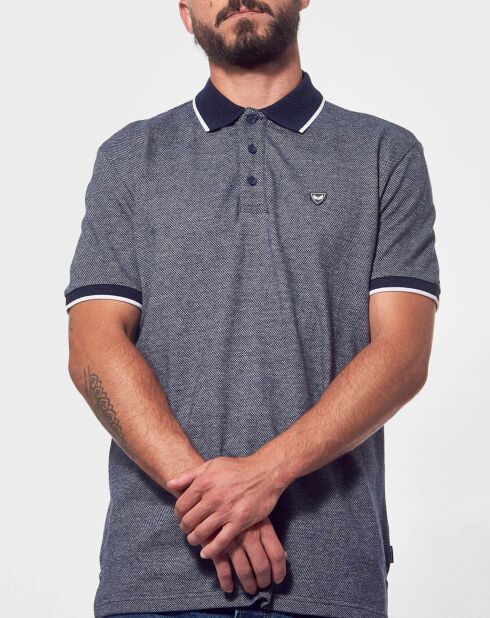 Polo Rudy imprimé marine