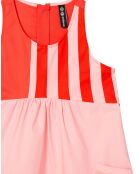 Robe sans manches rose