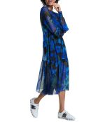 Robe à manches longues bleu marine