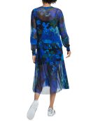 Robe à manches longues bleu marine