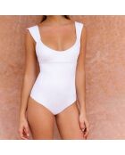 Maillot de Bain 1 Pièce Allegra blanc