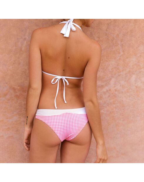 Braguita de bikini rosa Aurora Gingham
