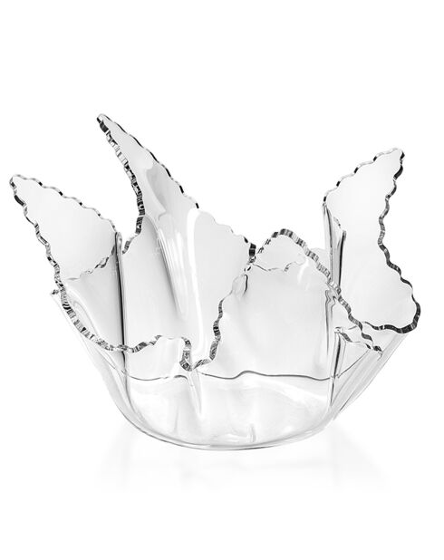 Petit vase Marguerite Drappeggi transparent - 21x17x14 cm