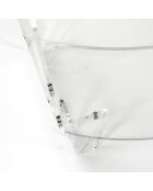 Meuble d'appoint Kasper transparent - 60x43x80 cm
