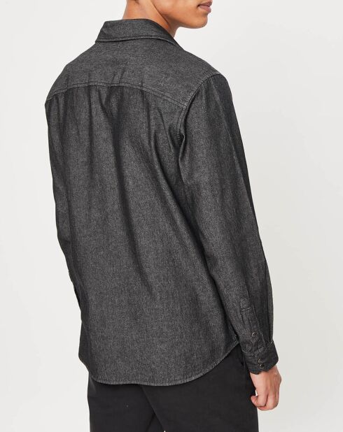 Shirt met zwarte zakken