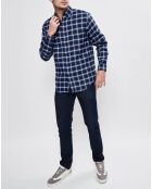 Chemise Comfort Fit Pb à carreaux Fenetre bleue