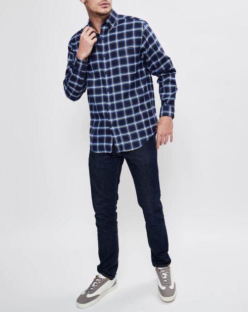 Chemise Comfort Fit Pb à carreaux Fenetre bleue