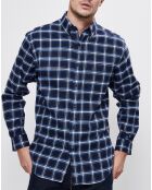 Chemise Comfort Fit Pb à carreaux Fenetre bleue