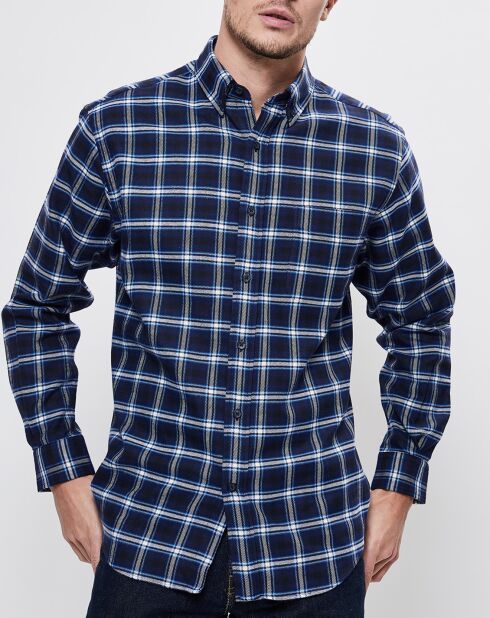 Chemise Comfort Fit Pb à carreaux Fenetre bleue