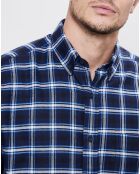 Chemise Comfort Fit Pb à carreaux Fenetre bleue
