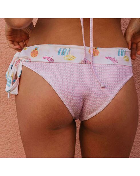 Bas de Maillot Tosca St Barth rose