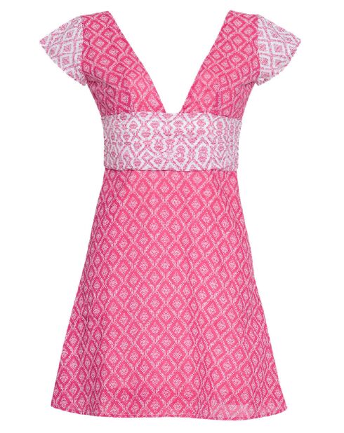 Robe Marie Sirocco rouge/blanc