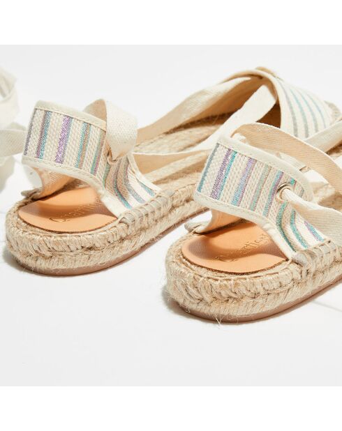 Espadrilles en Textile multicolores