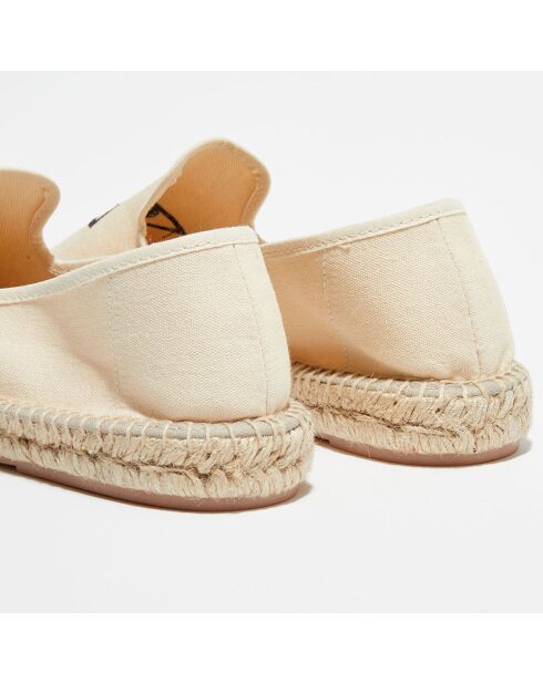 Espadrilles en Textile beige clair