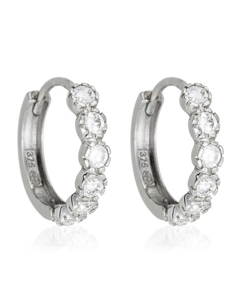 Boucles d'oreilles Luminous or blanc