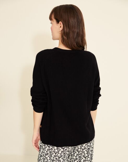 Gilet 100% Coton Bio Edna noir