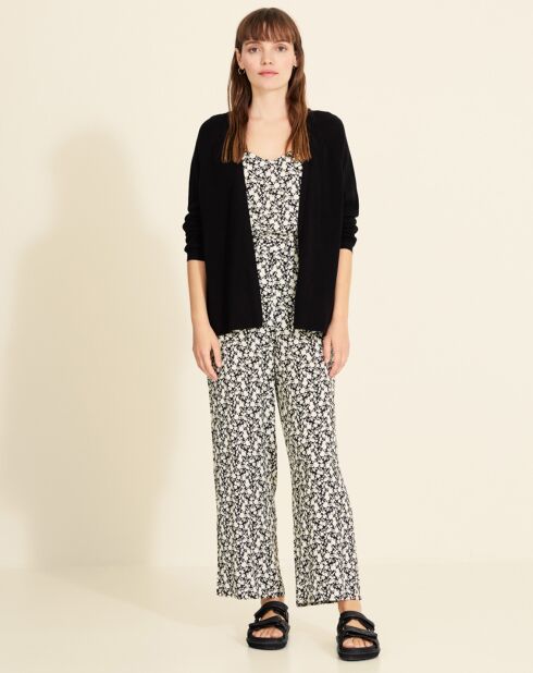 Gilet 100% Coton Bio Edna noir