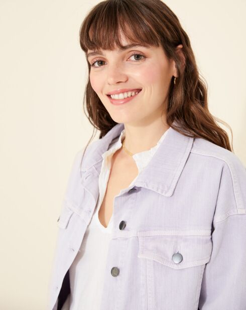Violette Jeansjacke Coralie