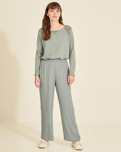 Pantalon fluide Mélanie kaki