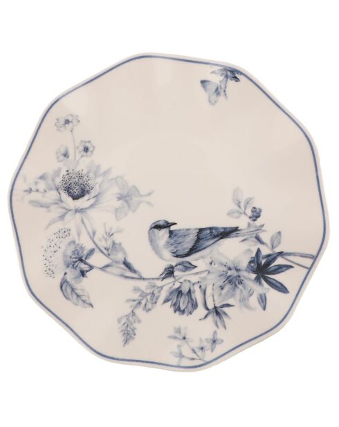 Set de vajilla de porcelana multicolor - 24 piezas