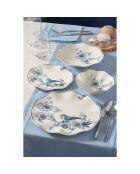 Service de table en Porcelaine multicolore - 24 pièces