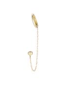 Boucle d'oreille unitaire Clou or jaune