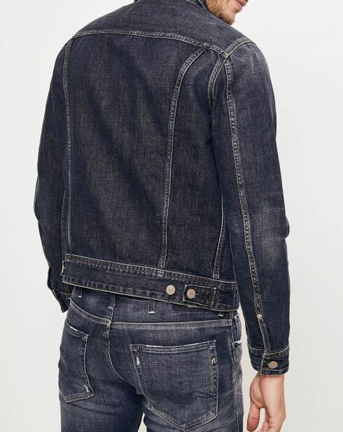 Veste en denim bleue