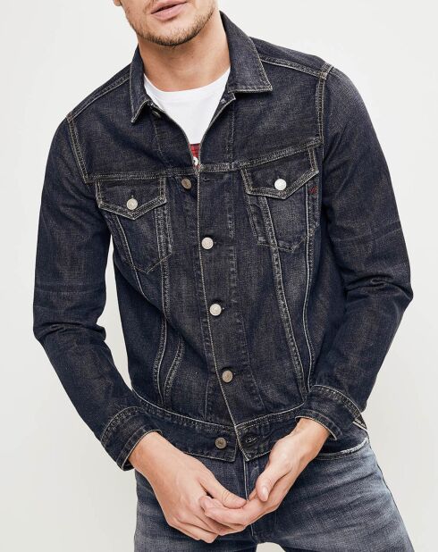 Veste en denim bleue