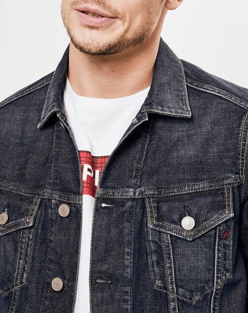 Veste en denim bleue