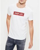 T-Shirt Logo Batwin blanc