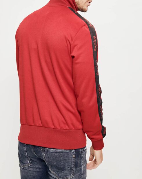 Veste zippée Sport rouge