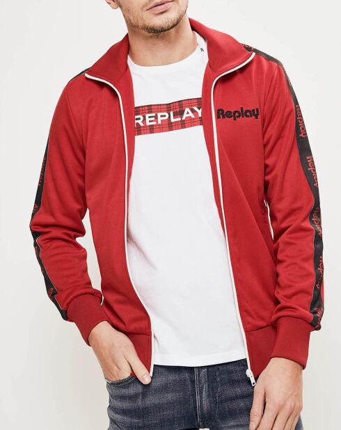 Veste zippée Sport rouge