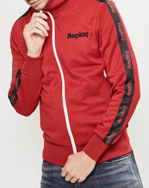 Veste zippée Sport rouge