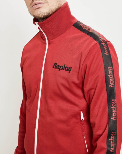 Veste zippée Sport rouge