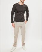 Pantalon en Velours gris/beige