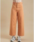 Pantalon large Lotan orange