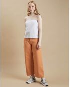 Pantalon large Lotan orange