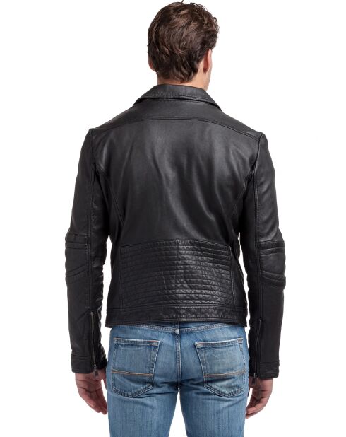 Perfecto en Cuir Ross noir