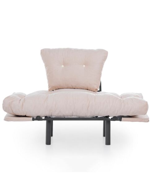 Fauteuil Nitta crème - 60x53x45 cm